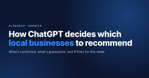 How ChatGPT decides which local businesses to recommend